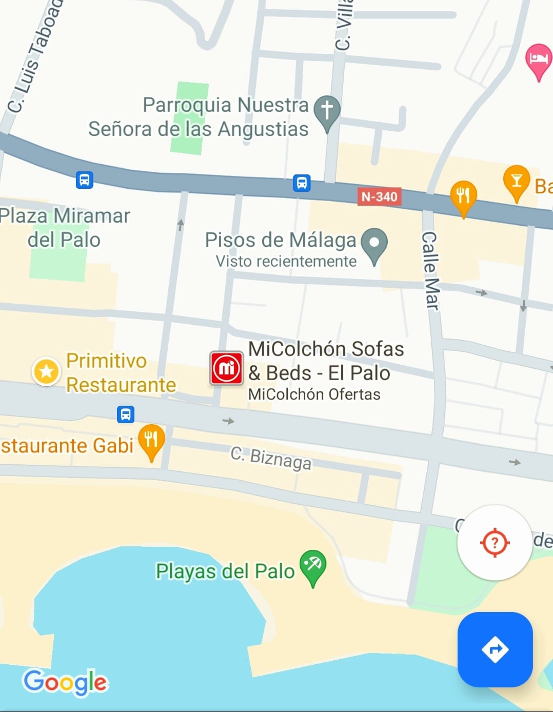 Parcel til salg i El Palo (Málaga)